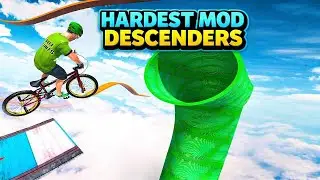 I Tried HARD MOD in Descenders 😱 | Extreme Downhill Challenge