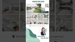 🔥 New Listing by Emily Zhang📍1619 AMBERLEA ROAD, Pickering (Amberlea)