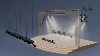Stage Light Bar Motorized