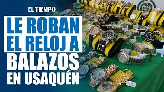 🚨 Delincuentes d1sp4r4n a hombre durante hurt0 de su reloj en Usaquén