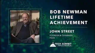 Lifetime Achievement Winner, John Street