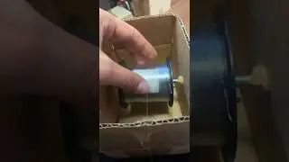 Making A CHEAP Portable Line Spooler For BAITCASTERS! 🧵 #bass #fishing #tips #shorts #explore #fyp