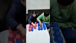 1st Place Se 2nd Place Tak | Cup Move Challenge #shorts #trending #ytshorts #family #games