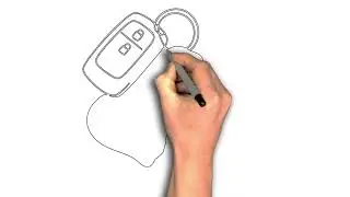 Sketch & Unlock: How to Draw a Realistic Car Key