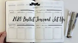 New Bullet Journal Set Up for 2020 (simple & easy!)