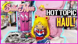 Mystery Poster Unboxing! Hot Topic Sailor Moon Summer 2021 Haul! Coin Bank, Backpack & Apparel!