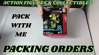 Packing orders for my small business | Action Figures | Transformers | No Talking | EP77