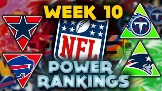 The Official 2021 NFL Power Rankings Week 10 Edition || TPS