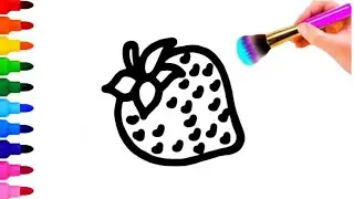 Comment dessiner une petite fraise facilement