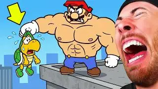 Самые смешные анимационные мемы по Super Mario! Попробуйте не засмеяться!