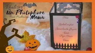 {Scan N Cut} Réaliser : Un Menu Photophore...