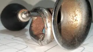 Early 20th-Century Handcrafted Brass Signal Horn | Restoration Relics #horn #car #bike #shorts #vlog