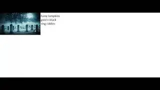 fuzzy lumpkins gold n black ring riddim