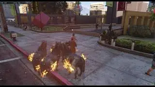 🔥🐺 Invoca&ccedil;&atilde;o dos Lobos Infernais | Poder de Ataque Sobrenatural FiveM RP  #FiveM #FiveMRP #gta