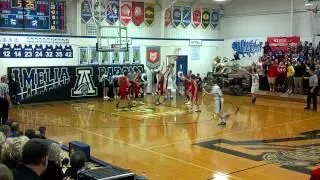 Goshen Warriors vs Amelia 02/06/15 - Cody Schock #22