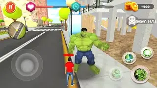Super City Hero:Crime City Battle - Халк - android gameplay