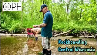 Hunting Rocks in Central Wisconsin Rivers