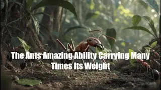 The Ants Amazing Ability Carrying Many Times Its Weight