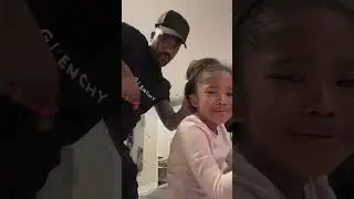 Ray J trying to do his daughter hair 😂