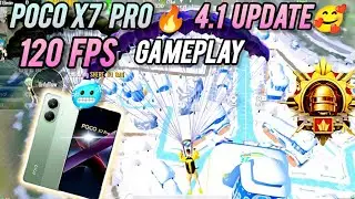 POCO X7 Pro PUBG 4.1 UPDATE 🔥 पूरे Lobby हिला दी!! 😱 Rocket Fish OP + Ultra 120FPS Monster Gameplay