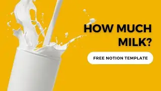 Free Download Milk Tracker Notion Template