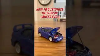 How to CUSTOMIZE MATCHBOX MITSUBISHI EVO 4🔥#hotwheels #car #diy#custom#cars#diecast#jdm #mitsubishi