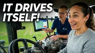 Классическая девушка за рулём и трактор&hellip; Что может пойти не так? 😅