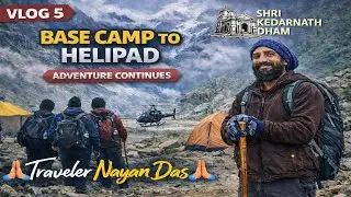 Kedarnath Trek Day 2 🙏 | Base Camp to Helipad | Real Trek Experience | Vlog 5
