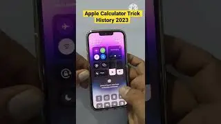 Apple Calculator trick history #shorts iPhone calculator #iphonefeatures #youtubeshortsvideo