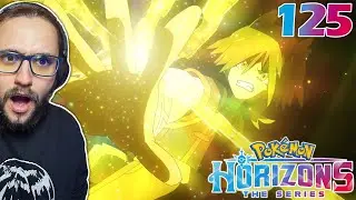 Overcoming The Heroes! | POKEMON HORIZONS Episode 125 REACTION