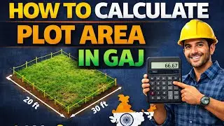 Plot Area Kaise Calculate Kare | Land Measurement Full Guide in Hindi | Civil Engineering Basics