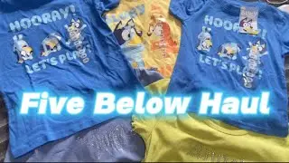 FIVE BELOW CLOTHING HAUL