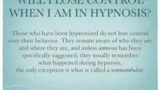 Hypnosis FAQs