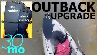 HOBIE OUTBACK RUDDER UPGRADE  how to & kayak review