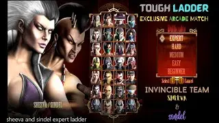 Mortal Kombat IX- Flawless Action-SHEEVA & SINDEL - EXPERT Ladder