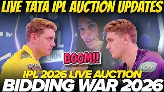 IPL 2026 AUCTION WATCH ALONG | LIVE!