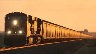 Amazing P5 Horn show w/Union Pacific DPU!!! Canadian Pacific Potash (CP 669) West at Fort MacLeod AB