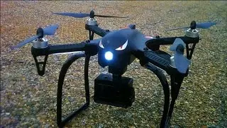 MJX RC Bugs 3 HIGH FLIGHT Brushless Motor Camera Drone Flight Test Review 10 MPH WIND