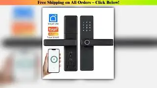 RAYKUBE K20 9-language Biometric Fingerprint Door Lock Electronic Door Lock with  Tuya APP/IC