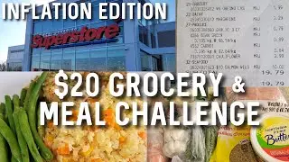 $20 Grocery & Meal Challenge in Toronto | Grocery Budget Challenge #budgetlife