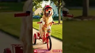 Cute Dog Cartoon Buys Candy 🍬 | Funny Golden Retriever Short