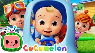 Wheels Go Round & Round Song! 🚗 Truck Racing | CoComelon Nursery Rhymes & Kids Songs