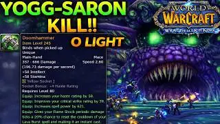 [gollum gaming] Realm First Yogg 0 Light - Death's Demise - Enhance PoV [Stormforge Frostmourne]