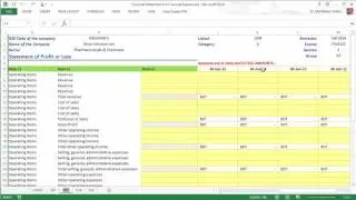How to collect financial statement data