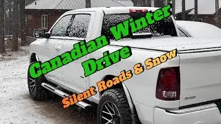 Canadian Winter Drive | Peaceful Snow Roads ❄️#CanadianWinterDrive