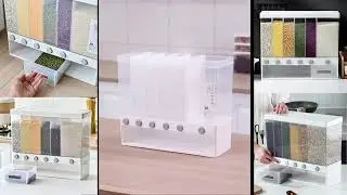 multifunctional household rice bucket