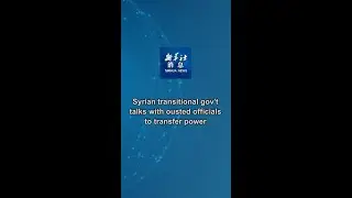 Xinhua News | Syrian transitional gov't talks with ousted officials to transfer power