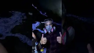I got a chance to see blue fire at Kawah Ijen 🌋🇮🇩java, Indonesia #bluefire #kawahijenbanyuwangi