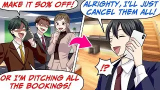 My Ex-Boss Threatened Me with the Cancellation of a 100-Person Booking at My Inn![RomCom Manga Dub]