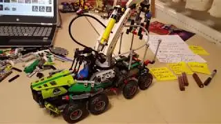 Lego Technic Set 42080 B Model Log Loader Timelapse Build